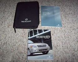 2005 Mercury Monterey Owner's Manual Set
