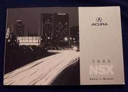 2005 Acura NSX Owner's Manual