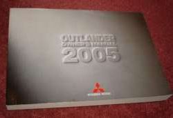 2005 Mitsubishi Outlander Owner's Manual