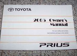 2005 Toyota Prius Owner's Manual