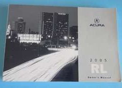 2005 Acura RL Owner's Manual