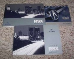 2005 Acura RSX Owner's Manual Set