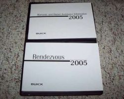 2005 Buick Rendezvous Owner's Manual Set