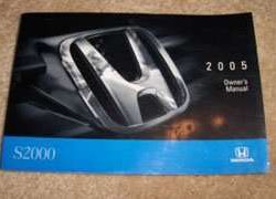 2005 Honda S2000 Owner's Manual