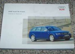 2005 Audi S4 Avant Owner's Manual