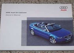 2005 Audi S4 Cabriolet Owner's Manual