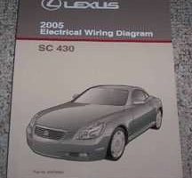 2005 Lexus SC430 Electrical Wiring Diagram Manual