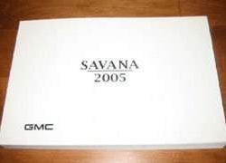 2005 GMC Savana Owner's Manual