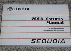 2005 Toyota Sequoia Owner's Manual
