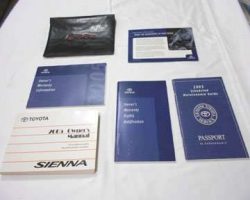 2005 Toyota Sienna Owner's Manual Set