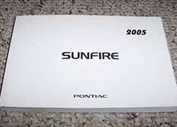 2005 Pontiac Sunfire Owner's Manual