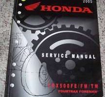 2005 Honda Fourtrax Foreman TRX500FE, TRX500FM, TRX500TM Service Manual