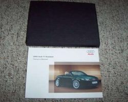 2005 Audi TT Roadster Owner's Manual Set