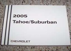2005 Chevrolet Tahoe, Suburban Owner's Manual