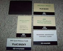2005 Hyundai Tucson Owner's Manual Set