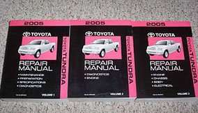 2005 Toyota Tundra Service Repair Manual