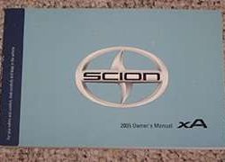 2005 Scion xA Owner's Manual