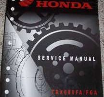 2007 Honda TRX680FA & TRX680FGA Service Manual