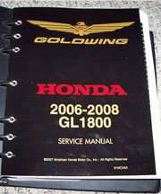 2008 Honda Goldwing GL1800 Shop Service Repair Manual
