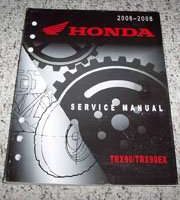2007 Honda TRX90 & TRX90EX Service Manual