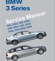 2008 BMW 3-Series, 325i, 325xi, 328i, 328xi, 335i & 335xi Service Manual Service Manual