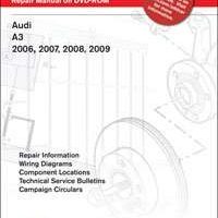 2007 Audi A3 Service Manual DVD