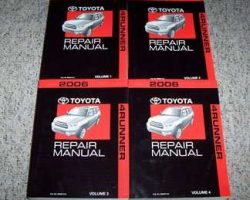 2006 Toyota 4Runner Shop Service Repair Manual