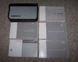 2006 Nissan Altima Owner's Manual Set