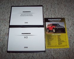 2006 Hummer H3 Owner's Manual Set