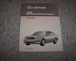 2006 Lexus LS430 Electrical Wiring Diagram Manual
