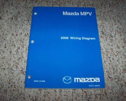 2006 Mazda MPV Wiring Diagrams Manual