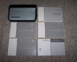 2006 Nissan Maxima Owner's Manual Set