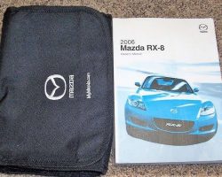 2006 Mazda RX-8 Owner's Manual Set