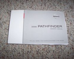 2006 Nissan Pathfinder Owner's Manual