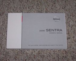 2006 Nissan Sentra Owner's Manual