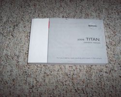 2006 Nissan Titan Owner's Manual