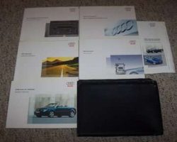 2006 Audi A4 Cabriolet Owner's Manual Set