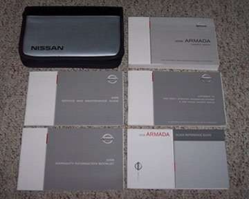 2006 Nissan Armada Owner's Manual Set