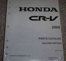 2006 Honda CR-V Parts Catalog Manual
