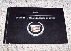 2006 Cadillac CTS Navigation System Owner's Manual