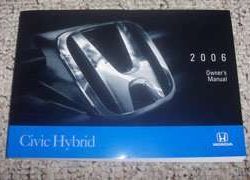 2006 Honda Civic Hybrid Owner's Manual