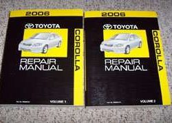 2006 Toyota Corolla Service Repair Manual