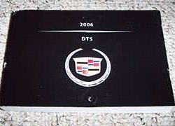 2006 Cadillac DTS Owner's Operator Manual User Guide
