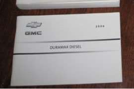 2006 Chevrolet Silverado Duramax Diesel Owner's Manual Supplement