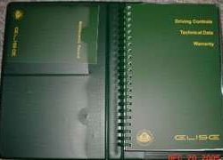 2006 Lotus Elise Owner's Manual