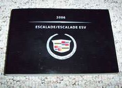 2006 Cadillac Escalade & Escalade ESV Owner's Manual