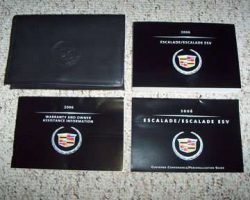 2006 Cadillac Escalade & Escalade ESV Owner's Manual Set