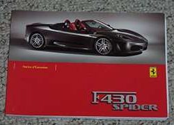 2006 Ferrari F430 Spider Owner's Manual
