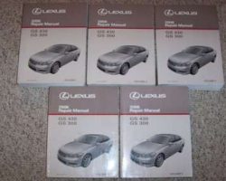 2006 Lexus GS430 & GS300 Service Repair Manual
