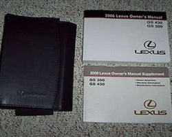 2004 Lexus GS430 & GS300 Owner's Manual Set
